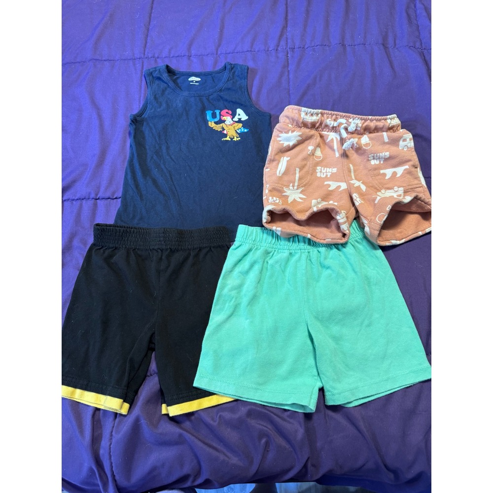Old Navy Cat & Jack Wonder Nation Garanimals 3T Boys Summer Tank and Shorts Lot